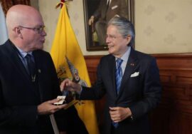 Orlando Gutierrez Boronat se reune con presidente de Ecuador Guillermo Lasso