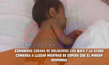 activista cubana da a conocer la ayuda que se ha recibido para el niño Rafa