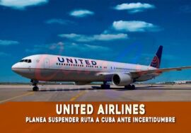 United suspenderá ruta directa a Cuba