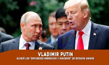 Vladimir Putin elogia los esfuerzos de Estados Unidos para finalizar la guerra con Ucrania