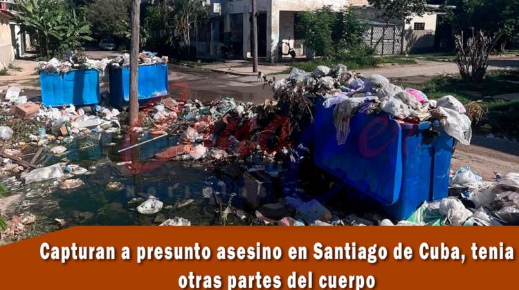 Detenido presunto asesino en Santiago de cuba