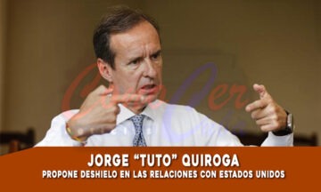Jorge Quiroga pretende restablecer relaciones con Estados Unidos