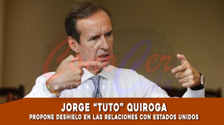 Jorge Quiroga pretende restablecer relaciones con Estados Unidos