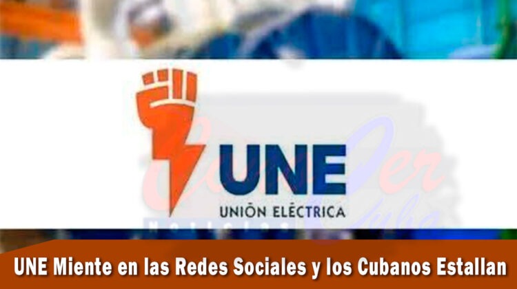 UNE miente descaradamente en redes sociales