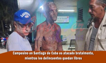 campesino es atacado brutalmente en Santiago de Cuba