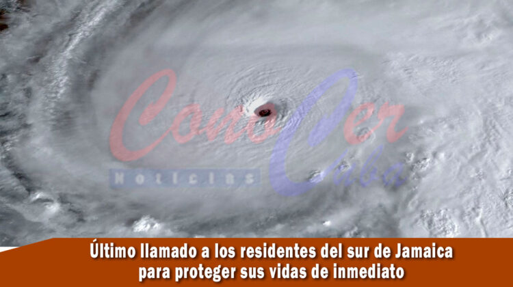 Huracán Melissa golpeará con fuerzas Jamaica