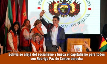 Bolivia da un giro a la derecha y dice no más socialismo
