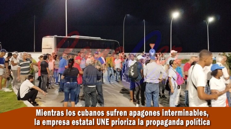 UNE gasta los recursos del estado en marchas políticas