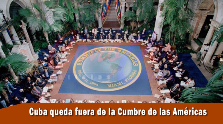 Cuba queda fuera de la Cumbre de las Américas