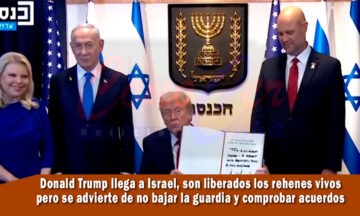 Donald Trump llega a Jerusalén para la liberación de 20 rehenes israelitas