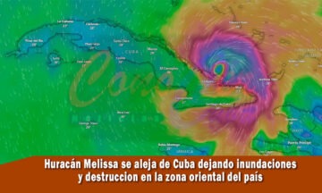 Huracán Melissa se aleja del oriente cubano