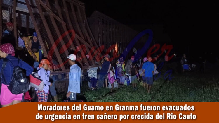 evacuan poblado en Granma por peligro de inundación