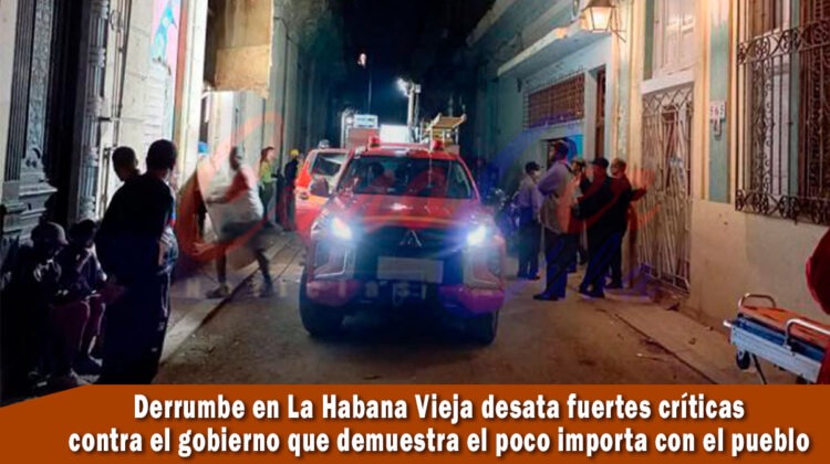 Derrumbe en la habana causa indignación entre los cubanos