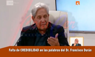 Falta de credibilidad en palabras del Dr. Francisco Durán