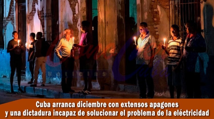 Cuba arranca diciembre entre apagones y promesas incumplidas