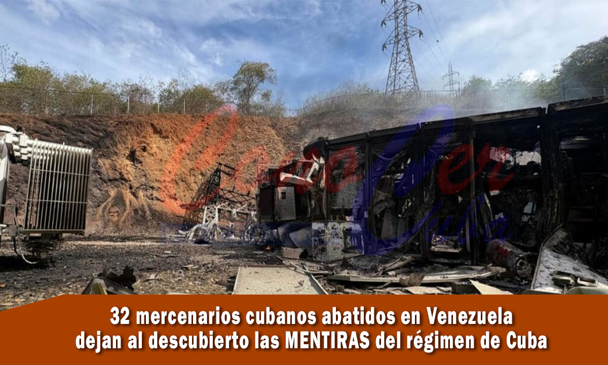 32 mercenarios cubanos abatidos en Venezuela