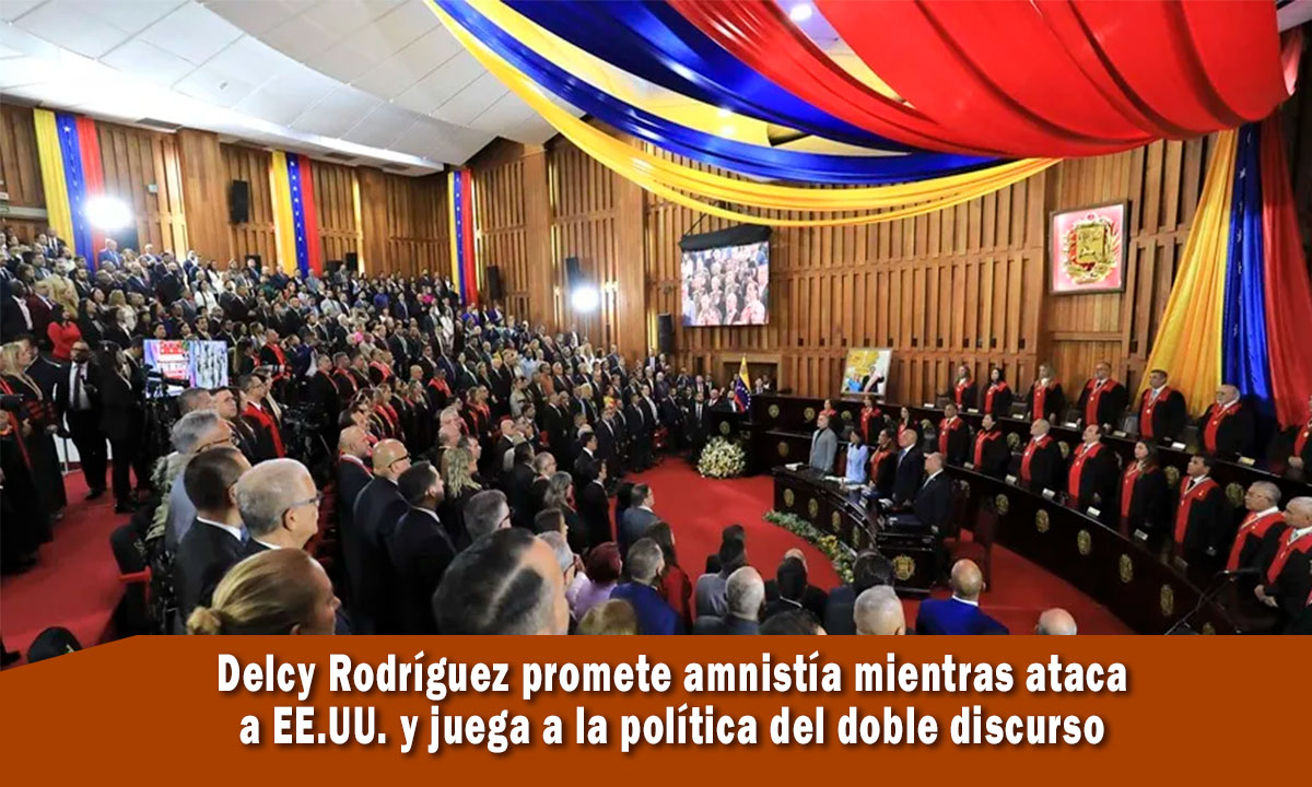 Delcy Rodríguez juega a la doble política