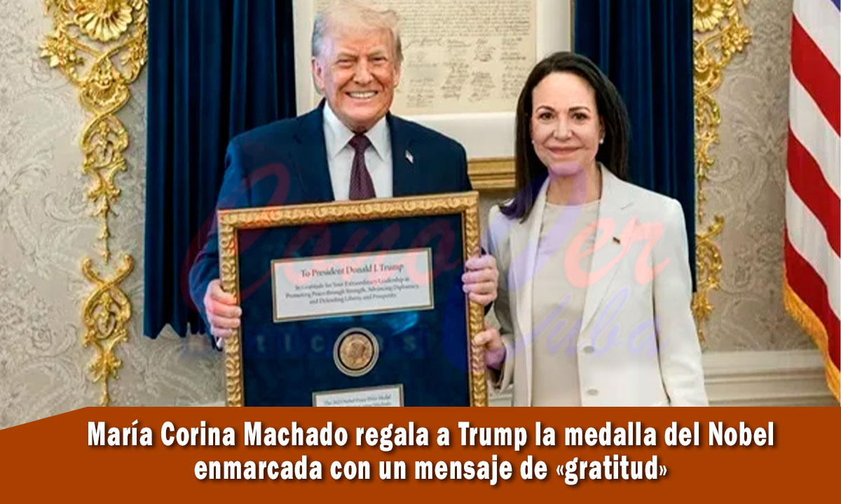 Reunión entre María corina machado y Trump