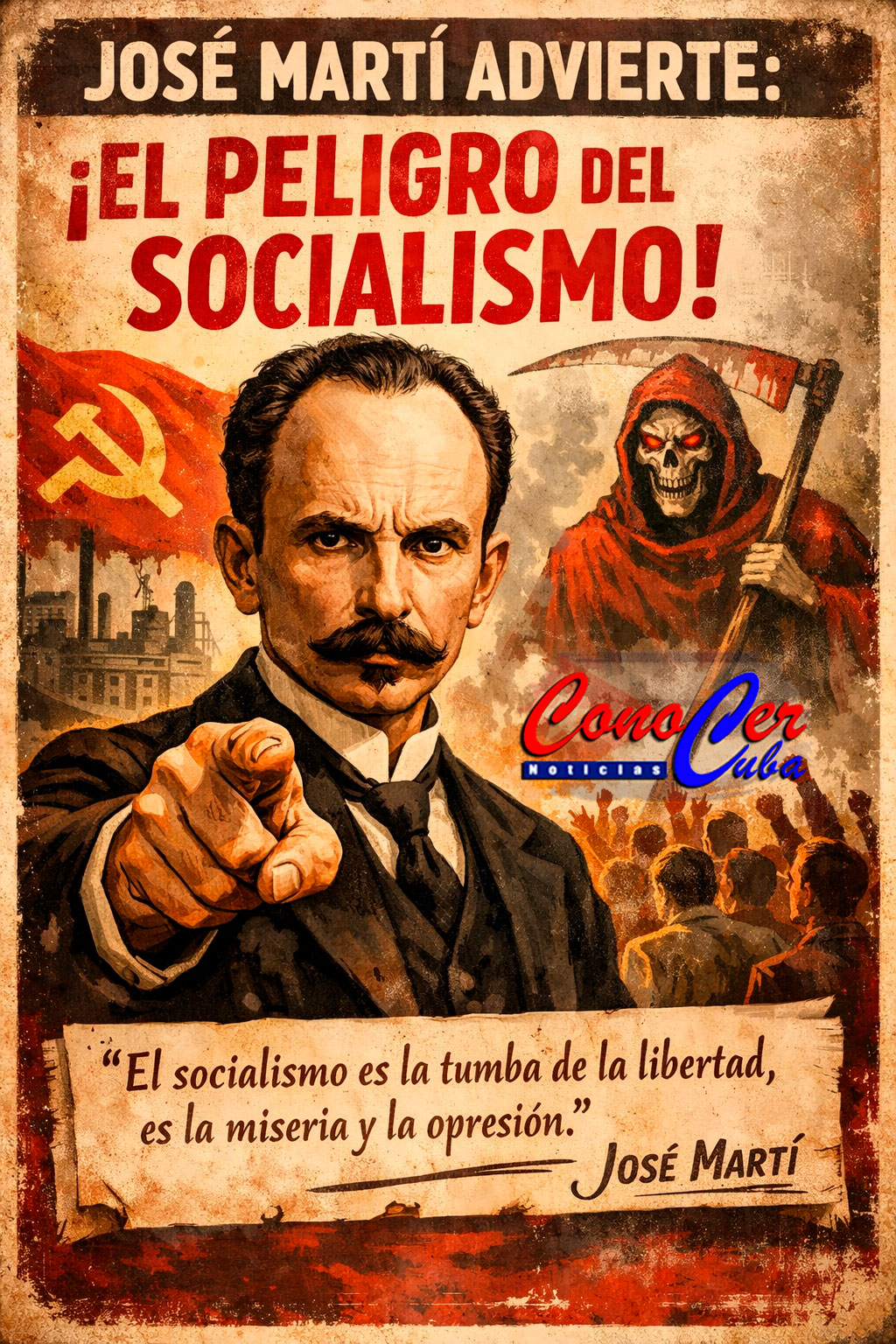 Martí alertó sobre el socialismo