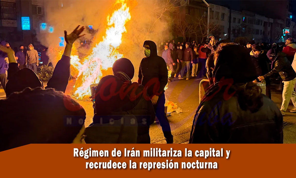 Fuerte represión en Irán