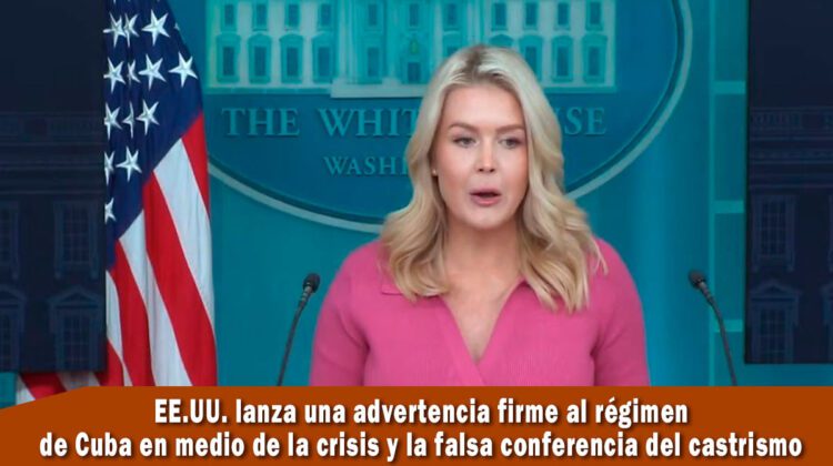 EE.UU. lanza advertencia al régimen de Cuba