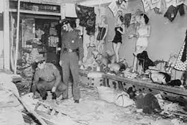 Sabotaje a una tienda