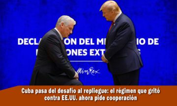 El régimen de Cuba Ofrece cooperación a Estados Unidos