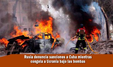 Rusia bombardea a Ucrania en pleno invierno