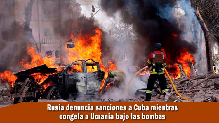 Rusia bombardea a Ucrania en pleno invierno