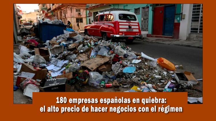 180 empresas españolas se van a la quiebra en Cuba
