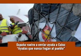 España envía ayuda a Cuba