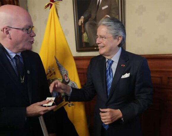 Orlando Gutierrez Boronat se reune con presidente de Ecuador Guillermo Lasso