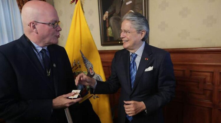 Orlando Gutierrez Boronat se reune con presidente de Ecuador Guillermo Lasso