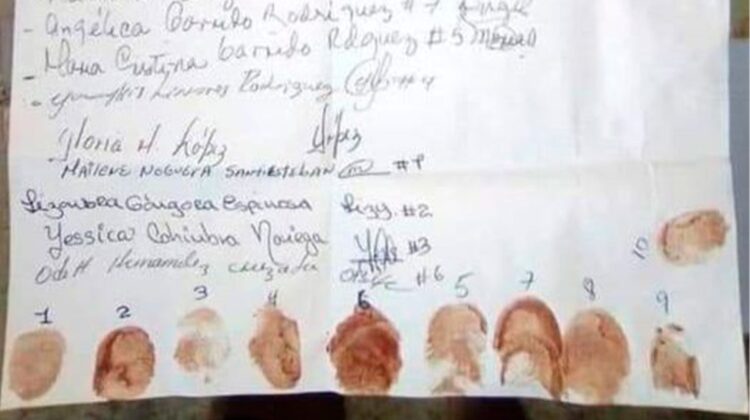 Presas políticas firman con sangre una carta enviada al régimen de Cuba