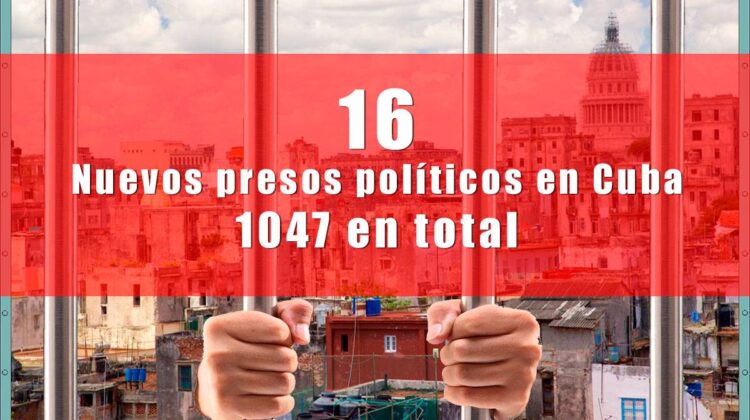 Informe de PrisonersDefenders de los presos políticos en Cuba del mes d junio