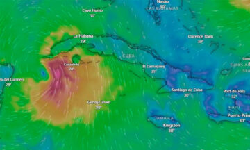 Tormenta tropical Idalia se aproxima a Pinar del Rio , Cuba