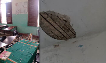Un derrumbe de un pedazo de techo en una escuela en Cuba hiere a un estudiante
