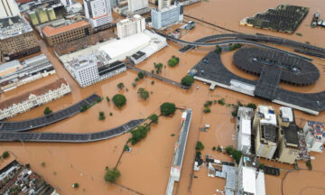 Grandes inundaciones en Brasil por fuertes lluvias