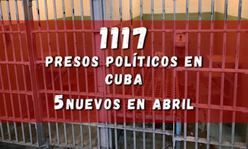 Prisoners Defenders contabilizó en junio 5 nuevos presos políticos en Cuba