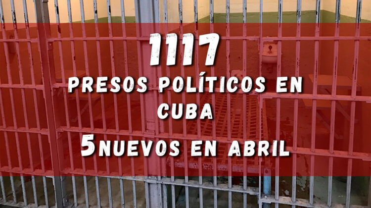 Prisoners Defenders contabilizó en junio 5 nuevos presos políticos en Cuba