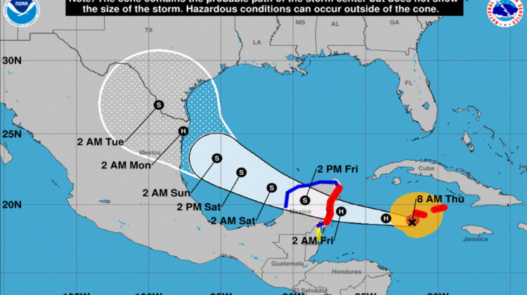 Huracán Beryl avanza hacia México con Categoría 3