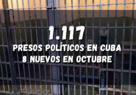 Prisoners Defenders contabilizó 1.117 presos políticos en Cuba en octubre