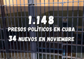 Prisoners Defenders denuncia 34 nuevos presos políticos en Cuba en noviembre