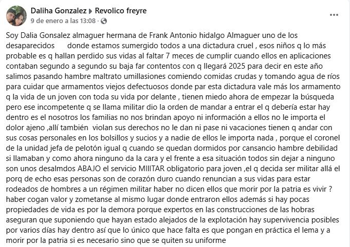 Familiares denuncian la inacción del regimen comunista para encontrar a los desaparecidos en medio de las explosiones en Holguin