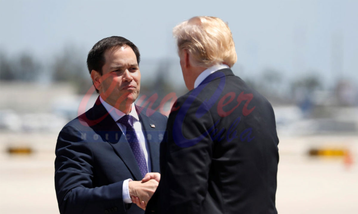 Marco Rubio y Donald Trump