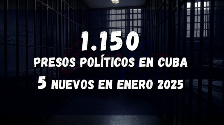 Prisoners Defenders denuncia 5 nuevos presos políticos en Cuba en el mes de enero