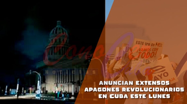 UNE pronostica sendos apagones para este lunes en Cuba