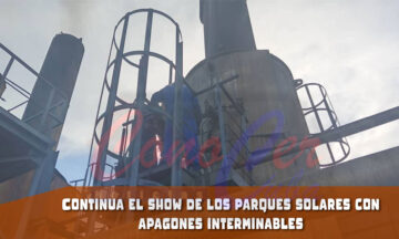 Continua el show de los parques solares en Cuba con tremendos apagones diarios