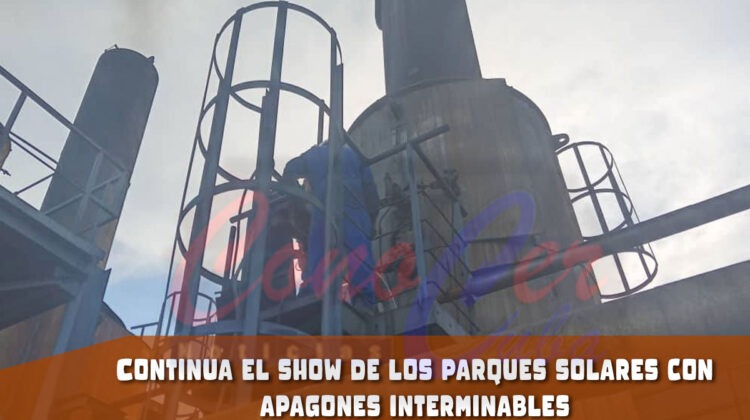 Continua el show de los parques solares en Cuba con tremendos apagones diarios