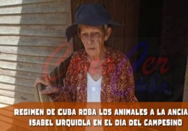 Régimen de Cuba roba animales de anciana cubana